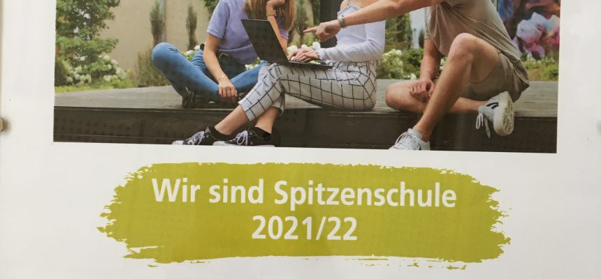 WIR SIND SPITZENSCHULE WIR SIND SPITZENSCHULE