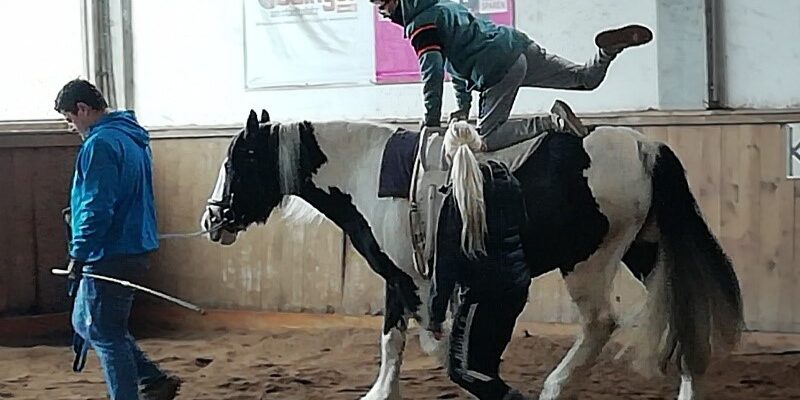 Strahlende Kinderaugen während eines gelungenen Reittages