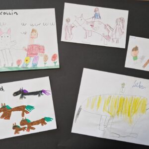 Reiten 1 ASO (Schüler_innenzeichnungen)